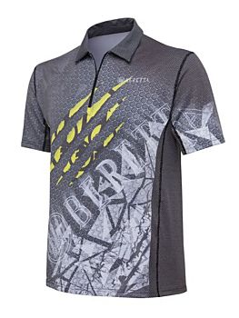 Rush Scratch Polo Black & Fluo yellow Beretta