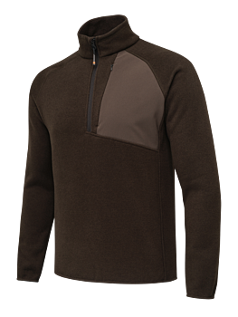 Pile Abisko Half Zip Fleece Marrone Beretta