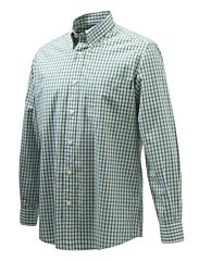 Camicia Wood Button Down Verde e Viola Beretta